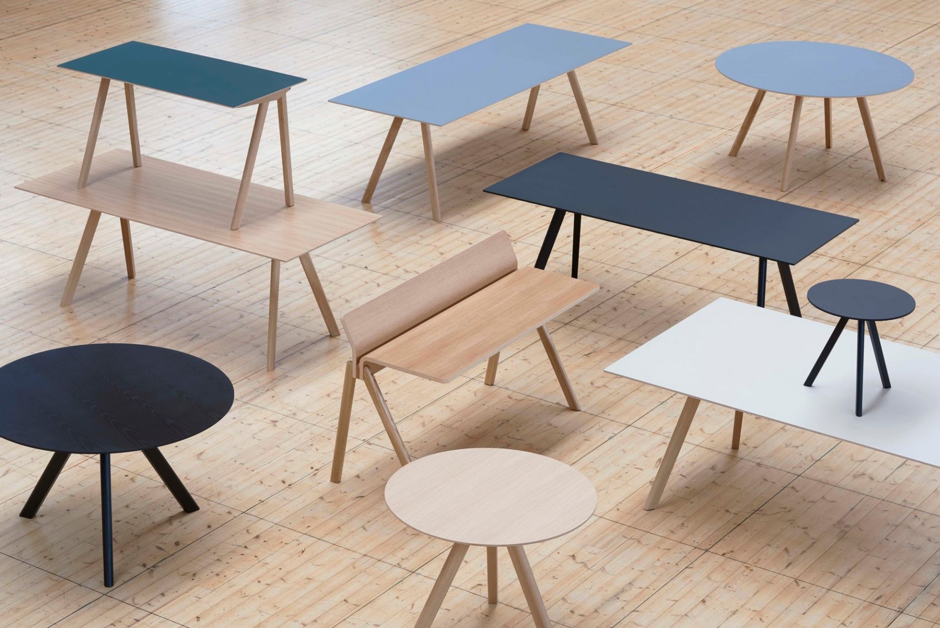 Copenhague Table CPH 20 side table OAK BLACK WATERCOATED Copenhague Table CPH 20 side table OAK BLACK WATERCOATED